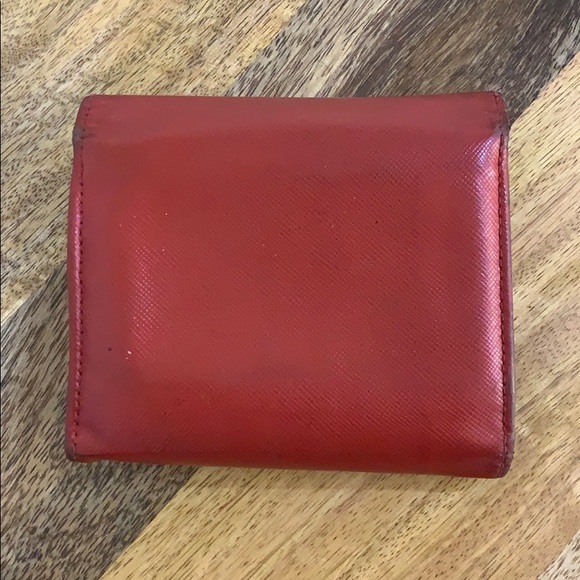 Prada Red Leather Wallet - Picture 2 of 3